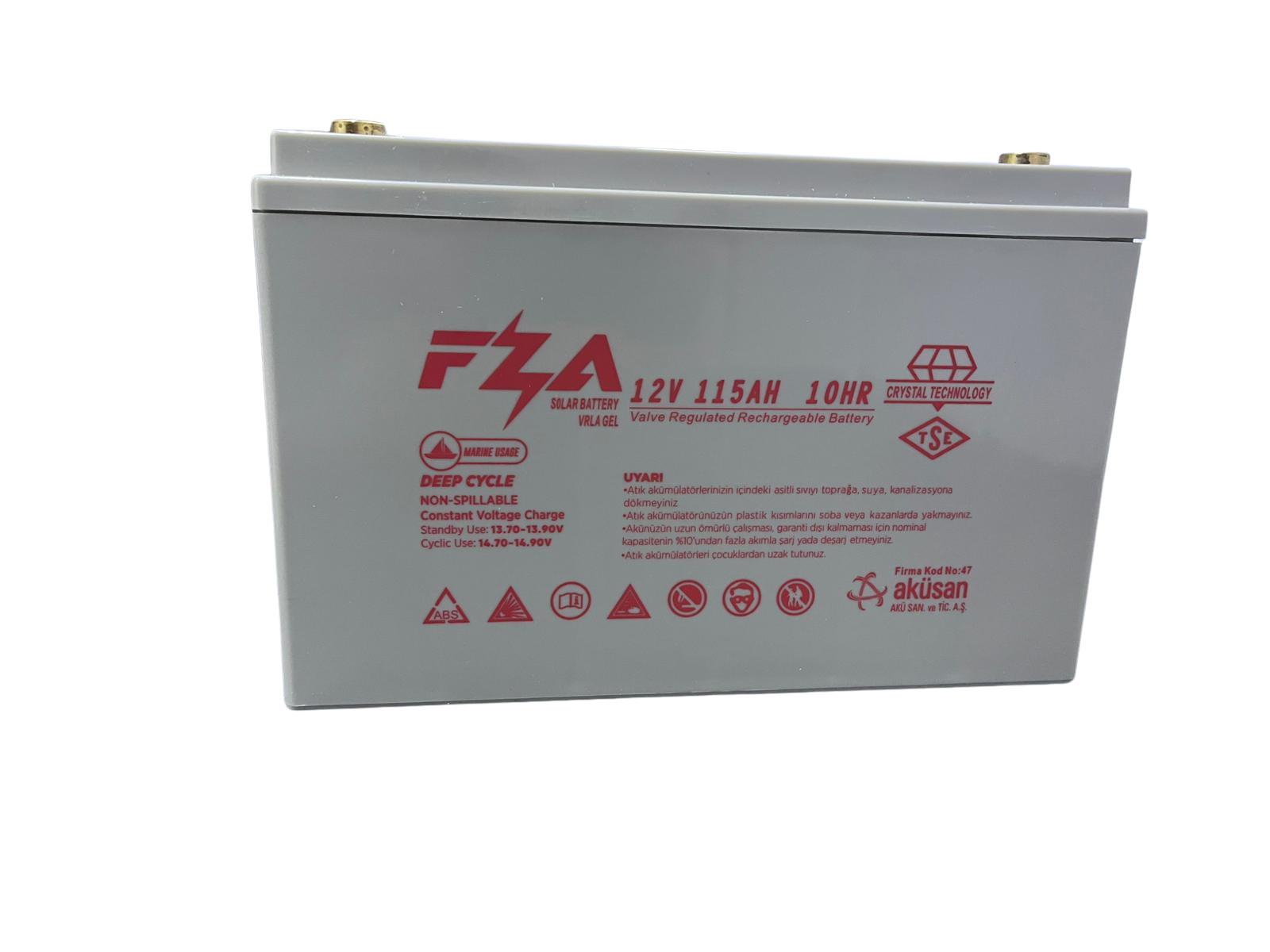 Fza 12 V 115 Ah Jel Akü